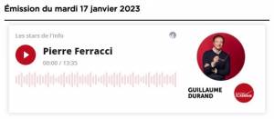 Pierre Ferracci chez Guillaume Durand sur Radio Classique dans Les stars de l'info