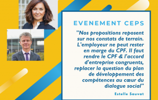 Estelle Sauvat & Patrice Guézou nous parlent de "la gestion des compétences, facteur clé de la réussite des entreprises", un événement CEPS