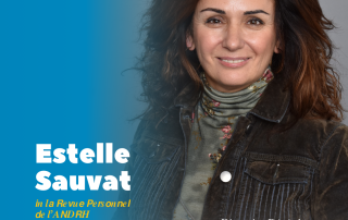 Estelle Sauvat répond aux questions de Daphné Deguines dans le magazine de l'ANDRH